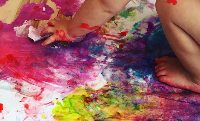 662x400 Kids Craft Ideas An Ordinary Mummy - Messy Painting