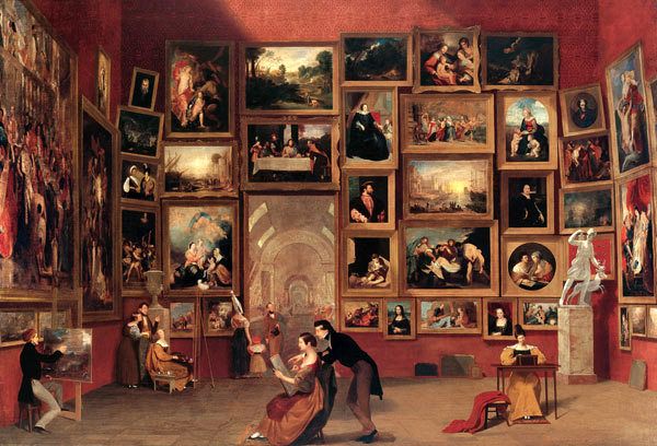 600x408 Samuel Morse's Gallery Of The Louvre, A Very Meta Painting - Meta Painting
