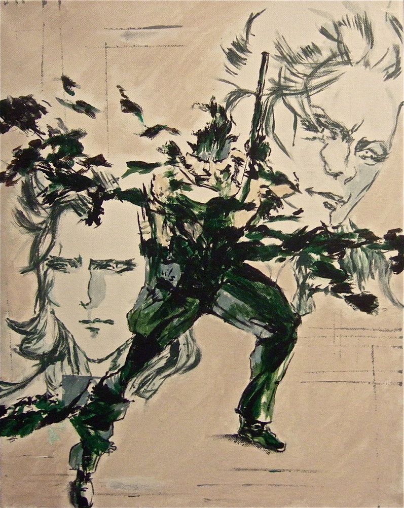797x1002 Metal Gear Solid 3 Painting By Portraitpaulo - Metal Gear Painting