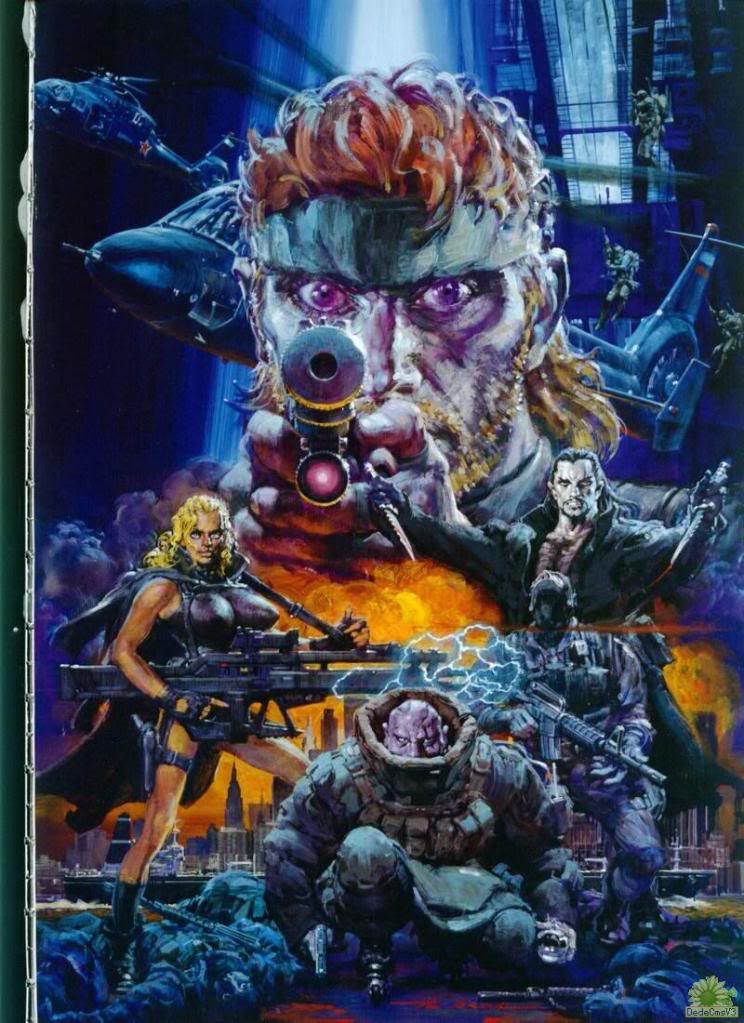 744x1023 Metal Gear Solid Artwork By Noriyoshi Ohrai - Metal Gear Painting