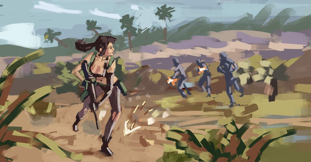 1024x534 Metal Gear Solid Quiet 30min Speed Paint By Raphaelchicochiwawa - Metal Gear Painting