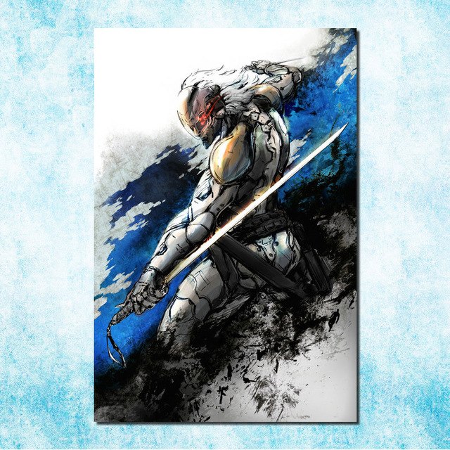 640x640 Metal Gear Solid V The Phantom Pain Art Silk Canvas Poster Print - Metal Gear Painting