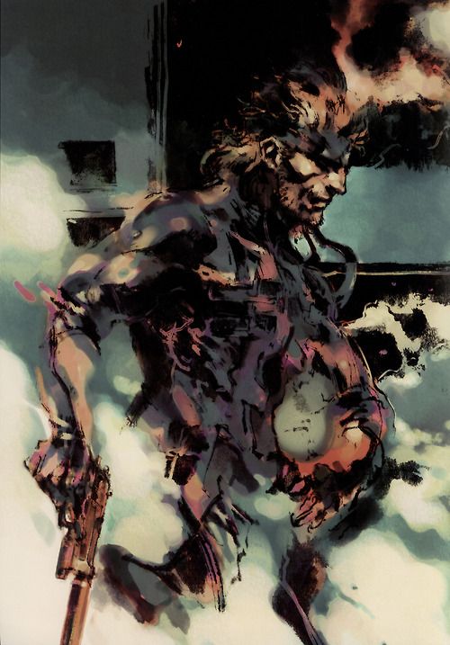 500x717 Metal Gear Solid - Metal Gear Solid Painting