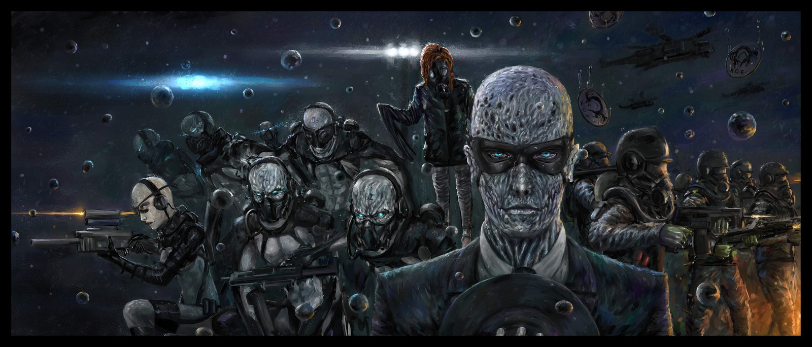 1600x684 Metal Gear Solid 5 Xof By Theocrata - Metal Gear Solid Painting