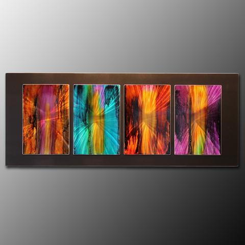 480x480 Metal Wall Art Contemporary, Modern, Abstract Wall Decor - Metal Painting Art