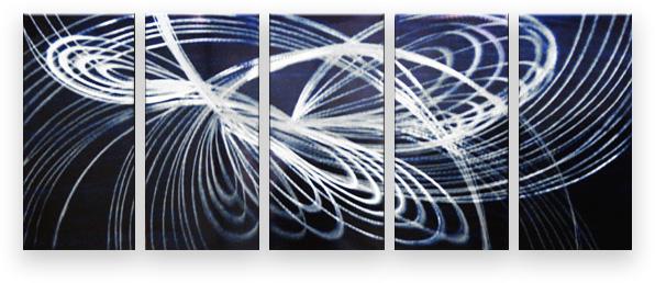 596x258 Metal Wall Art Abstract Modern Contemporary Sculpture Painting - Metal Painting Art