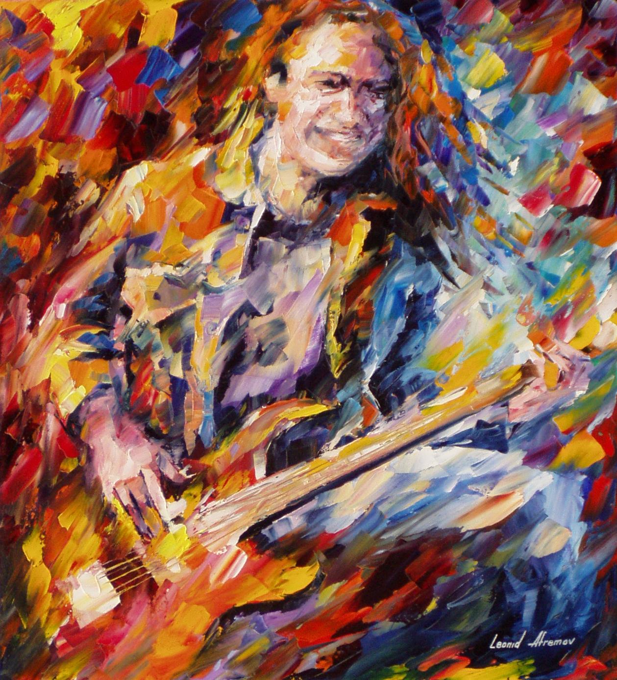 1259x1387 Metallica Cliff Burton Palette Knife Oil Painting On Canvas By - Metallica Painting