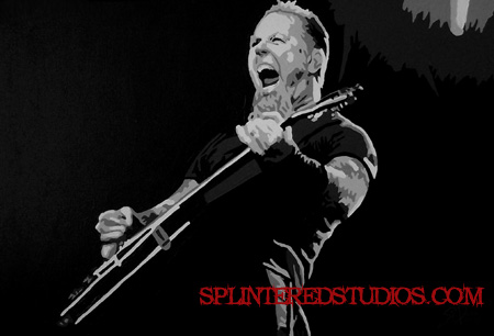 450x306 Metallica Painting - Metallica Painting