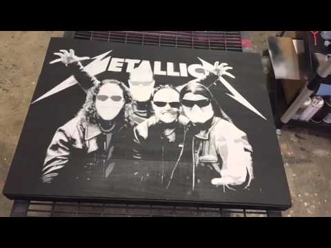 480x360 Metallica Painting - Metallica Painting