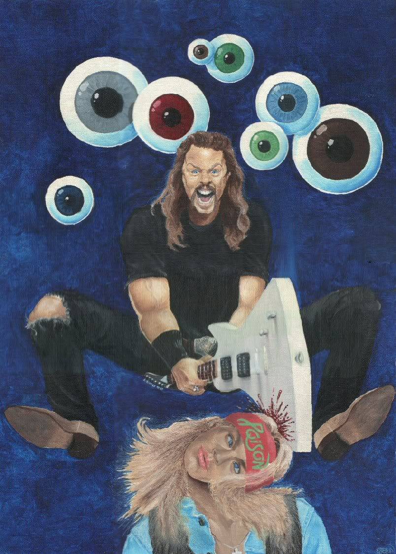 804x1125 Oil Paintings Of Metallica Virtual Art - Metallica Painting