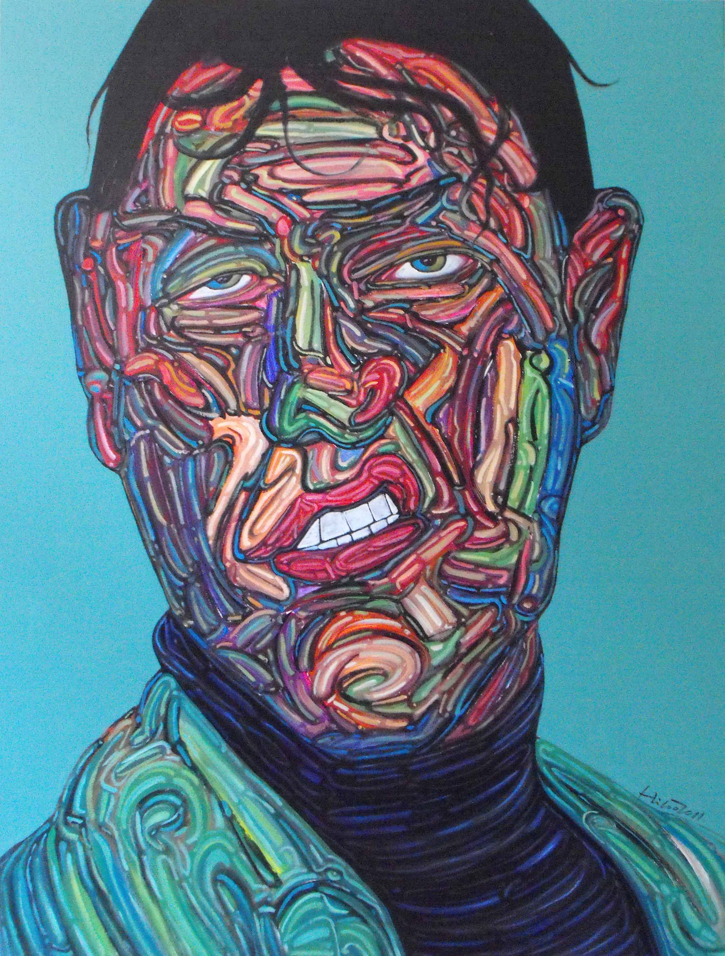 2336x3079 Metamorphosis 9, Painting By Tang Hai Guo Circumnavigate - Metamorphosis Painting