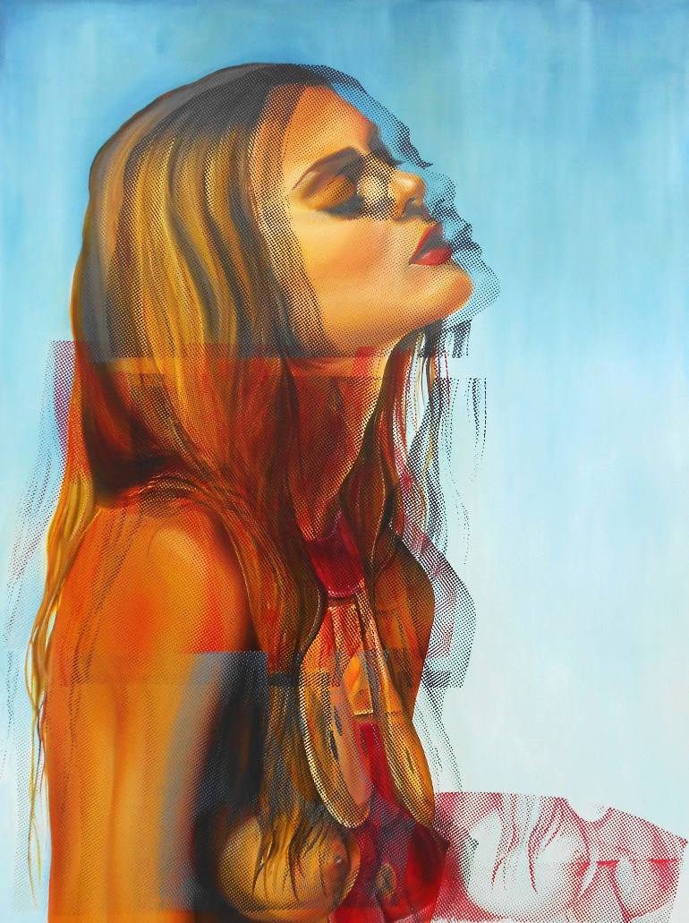770x1031 Saatchi Art Metamorphosis Of The Girl Next Door Painting By Iona - Metamorphosis Painting