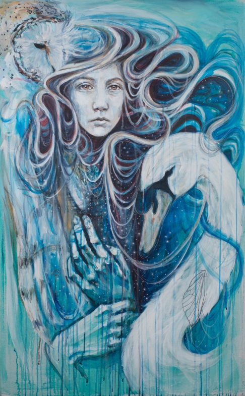 486x785 Where Y'Art Metamorphosis By Kate Hanrahan - Metamorphosis Painting