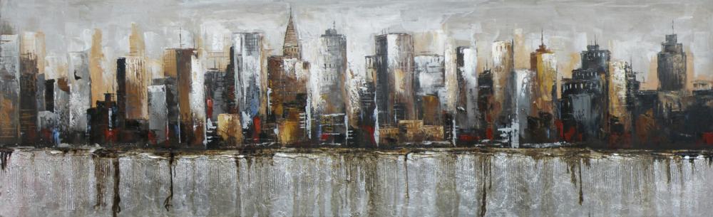 1000x305 Metropolis Wall Decor - Metropolis Painting