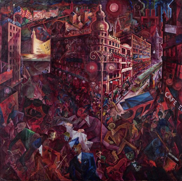 600x595 Metropolis - Metropolis Painting