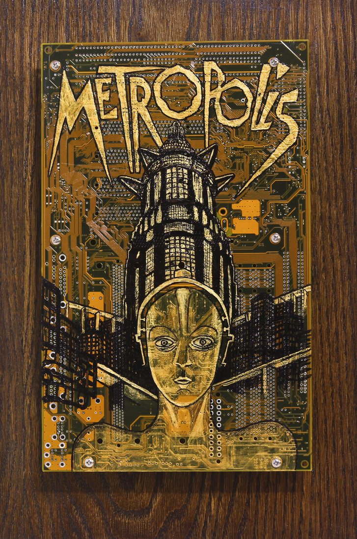 727x1099 Metropolis - Metropolis Painting