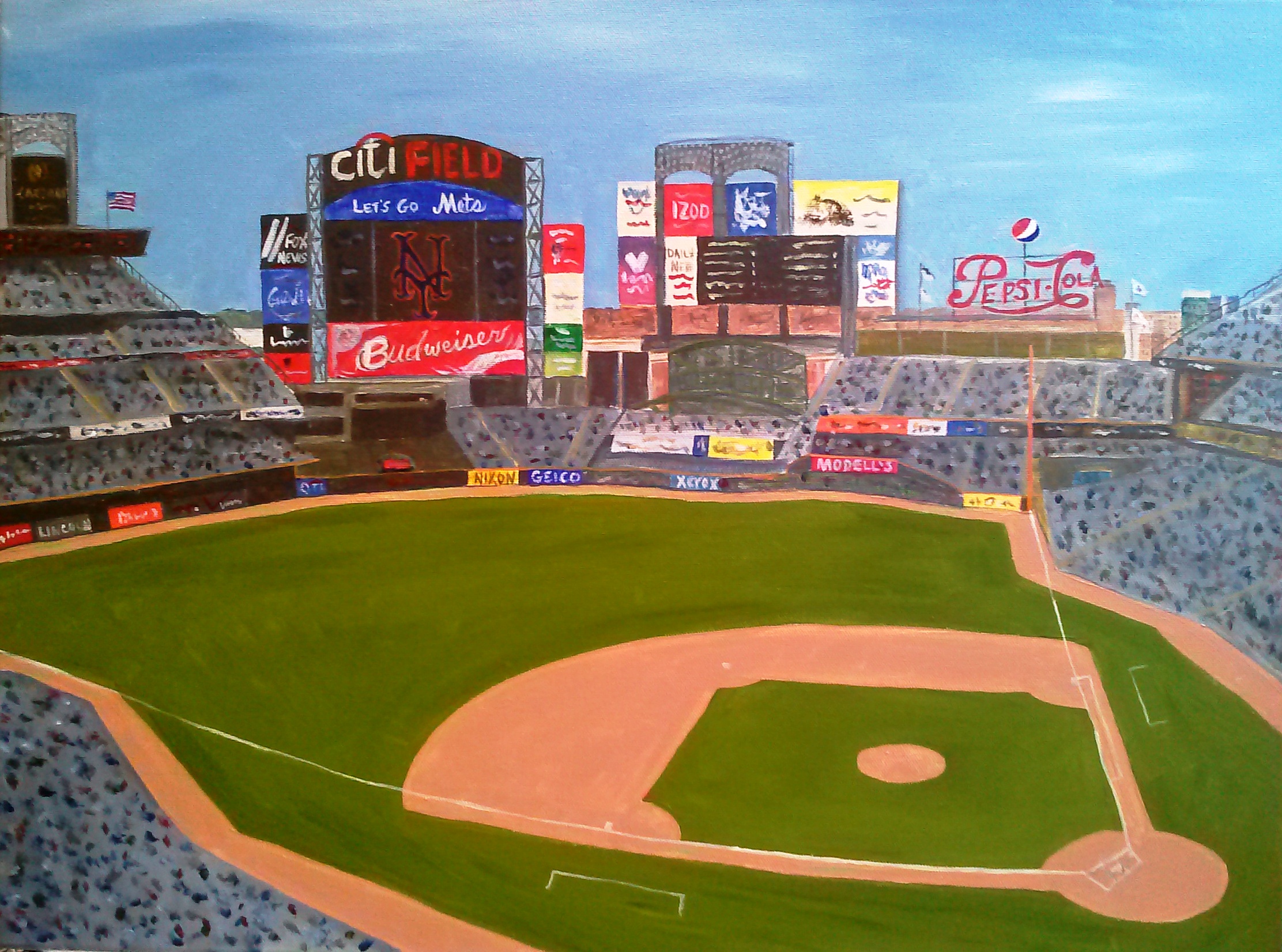2224x1652 Kickstarter Painted Diamonds A Place For Learning - Mets Painting