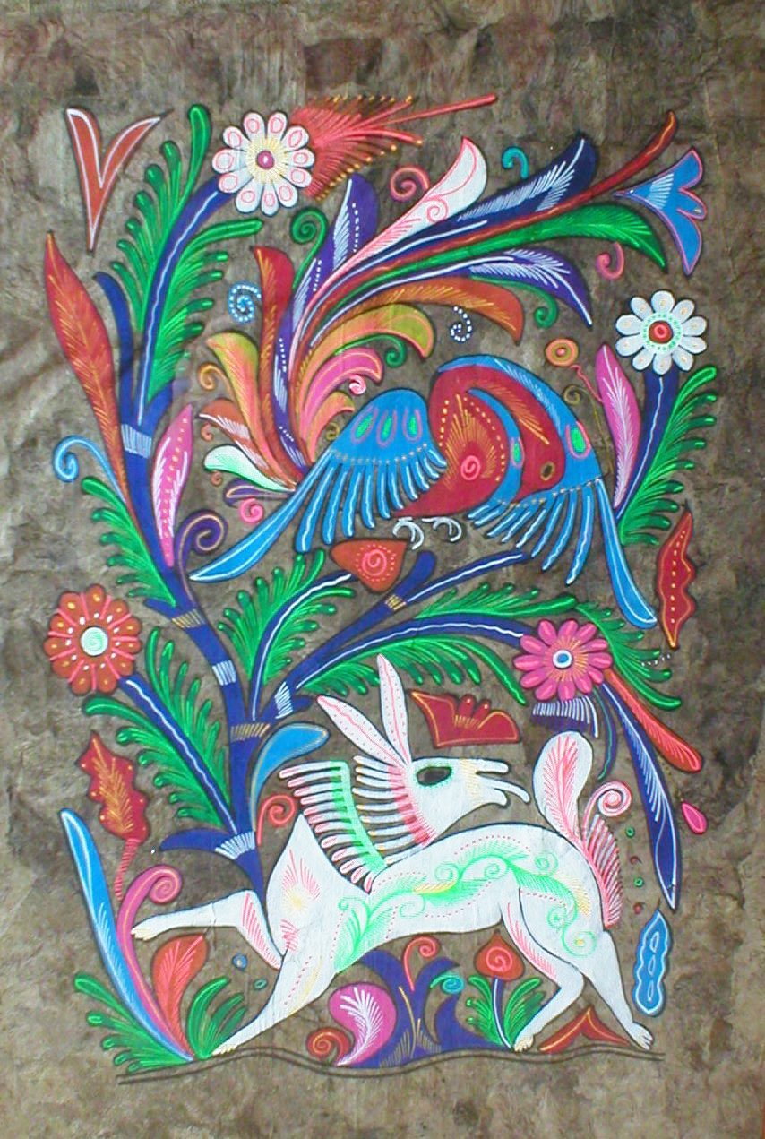 854x1271 Galeria Quetzal - Mexican Bark Painting