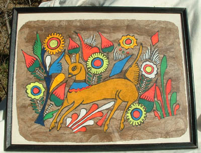 400x305 Mexican Art - Mexican Bark Painting