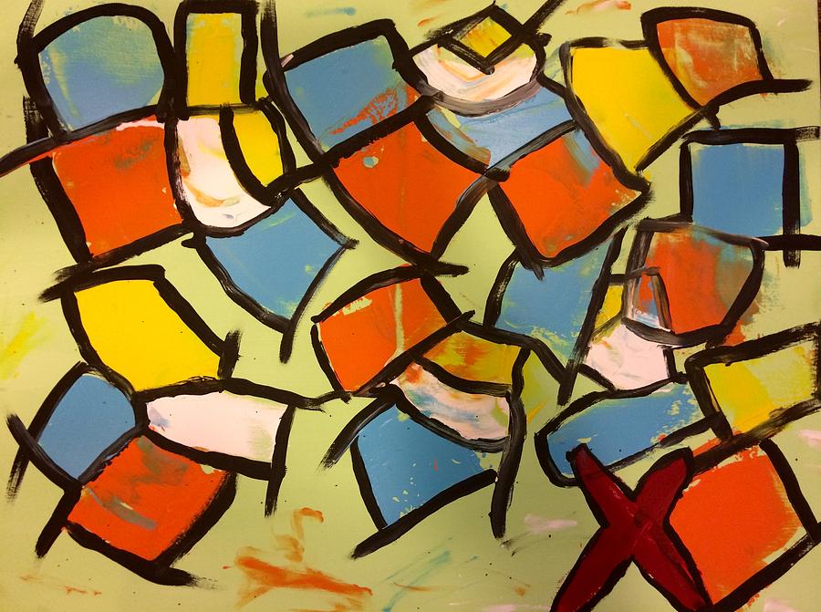 900x671 Mexican Dancer Painting By Bobby Griffith - Mexican Dancer Painting