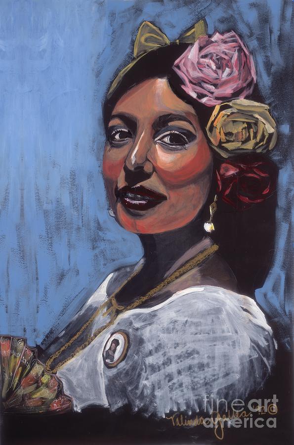 595x900 Mexican Dancer Painting By Valinda Gallea - Mexican Dancer Painting