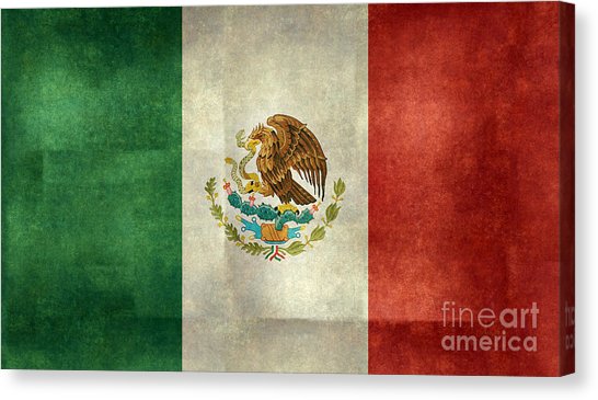 546x365 Mexican Flag Canvas Prints Fine Art America - Mexican Flag Painting