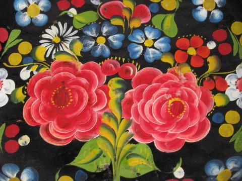 480x360 The 33 Best Bohemian Decor Images On Mexican Folk Art - Mexican Flower Painting