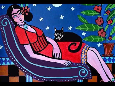 480x360 Frida Kahlo Art By Artist Heather Galler Mexican Folk Art - Mexican Folk Painting