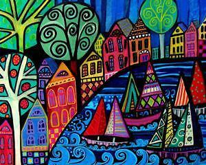 300x240 M Folk Art Mexican Tin Hearts - Mexican Folk Painting