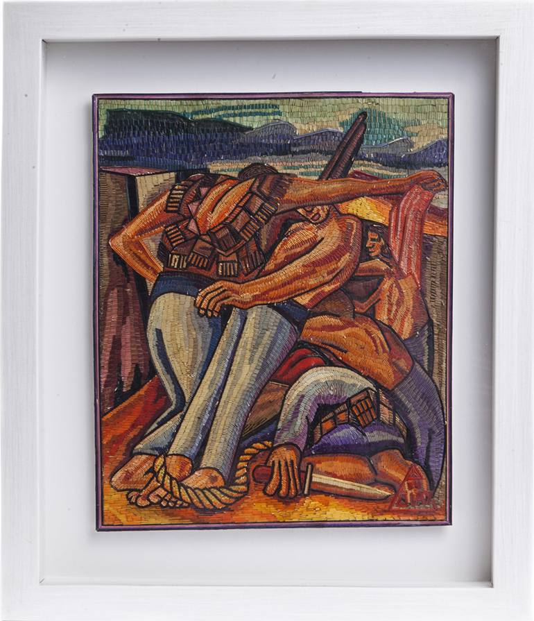 770x895 Saatchi Art La Trinchera De Jose Clemente Orozco Vegetable - Mexican Folk Painting