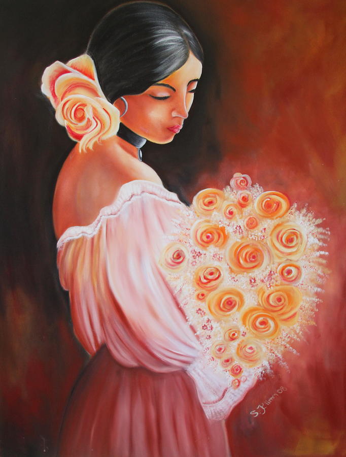 Mexican Girl Painting At PaintingValley Com Explore Collection Of   Mexican Girl Painting 17 