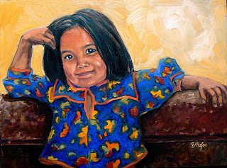 320x237 Carol Nelson Fine Art Blog Maria, 12x16 Original Oil Painting - Mexican Girl Painting