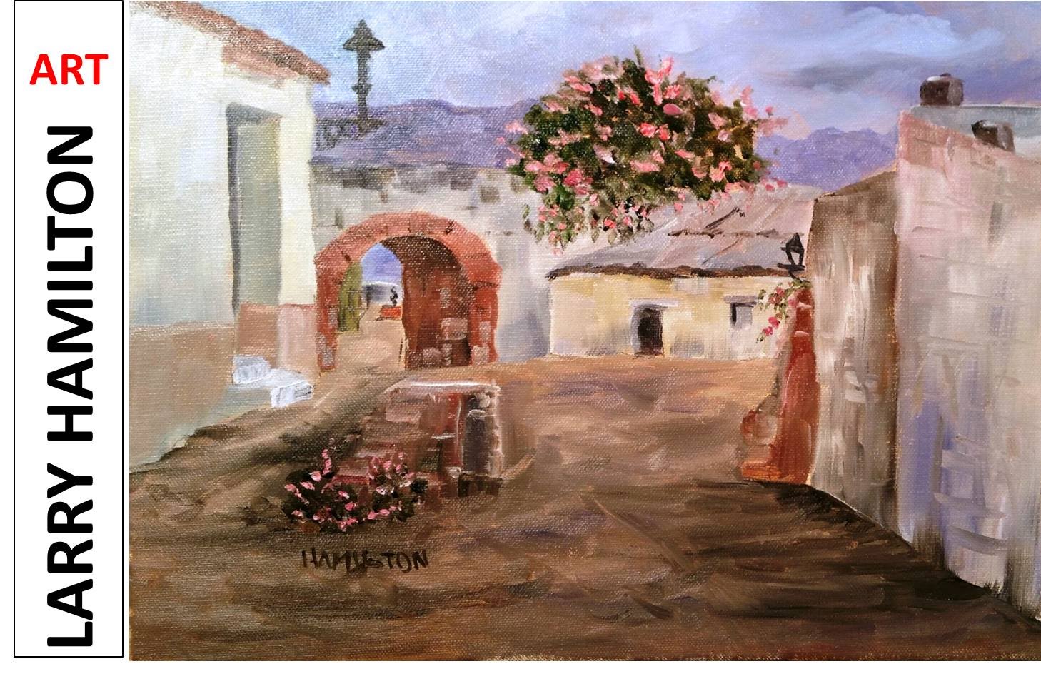 1458x972 Oil Painting Mexican Street - Mexican Oil Painting