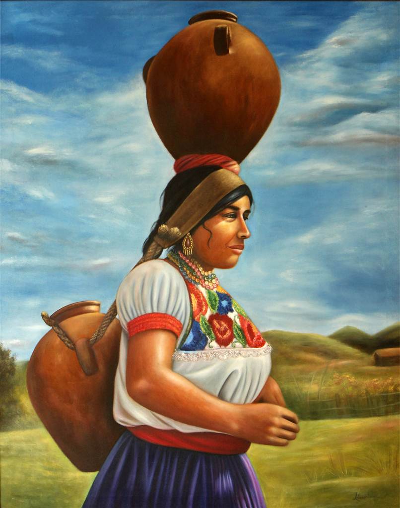 806x1024 Luz Gamboa - Mexican Oil Painting Artists