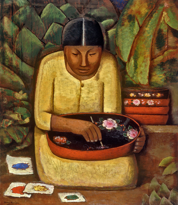 599x690 Surveying The Link Between Modernist Mexican Painting And Murals - Mexican Painting