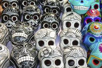 350x235 Mexican Design Ideas For Painting Wood Chairs Home Guides Sf Gate - Mexican Painting Skulls