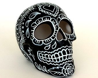 340x270 Beautiful And Spooky Art - Mexican Painting Skulls