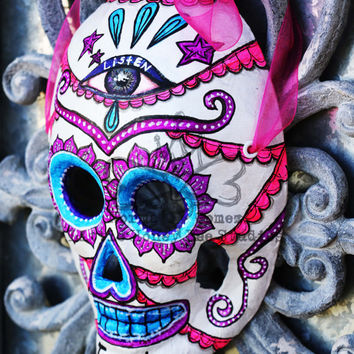 354x354 Best Mexican Folk Art Paintings Products On Wanelo - Mexican Painting Skulls