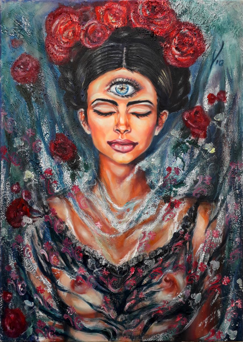 854x1200 Journey (Vio) - Mexican Painting Woman