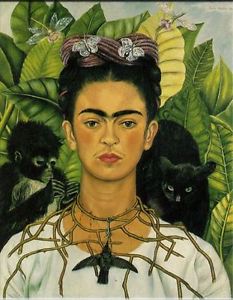 233x300 Frida Kahlo Classic Oil Painting On Canvas Mexican Artist Self - Mexican Portrait Painting