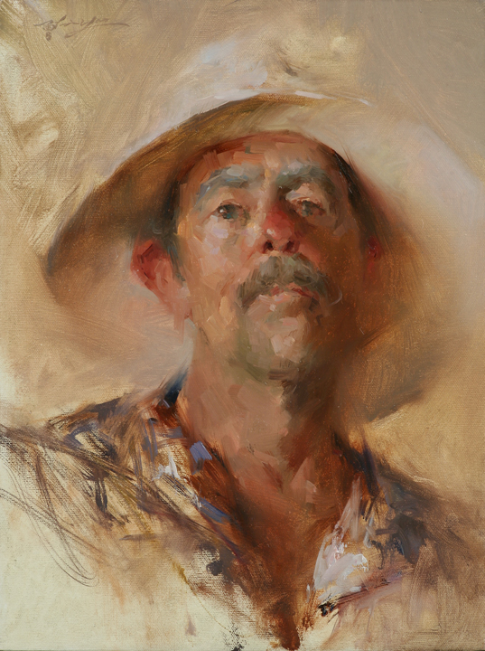 537x720 Hsin Yao Tseng, Impressionist Figurative And Landscape Painter - Mexican Portrait Painting