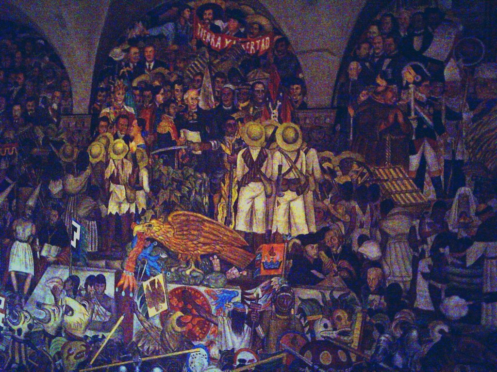 1024x768 Mexican Revolution - Mexican Revolution Painting