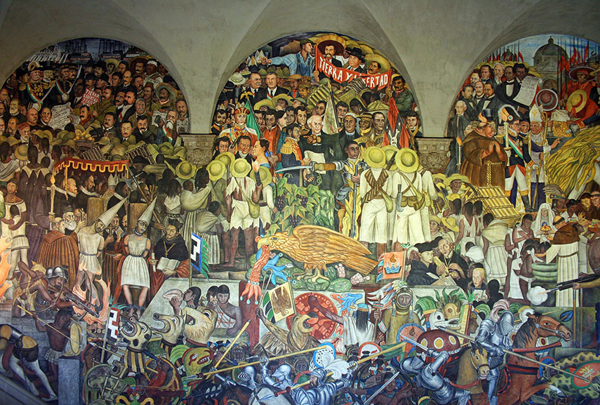855x577 All You Need To Know About Mexican Muralism And Muralists Widewalls - Mexican Revolution Painting