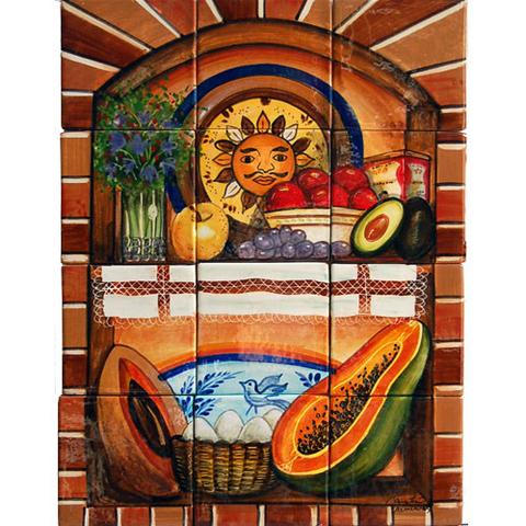480x480 Mexican Style Mural - Mexican Style Painting