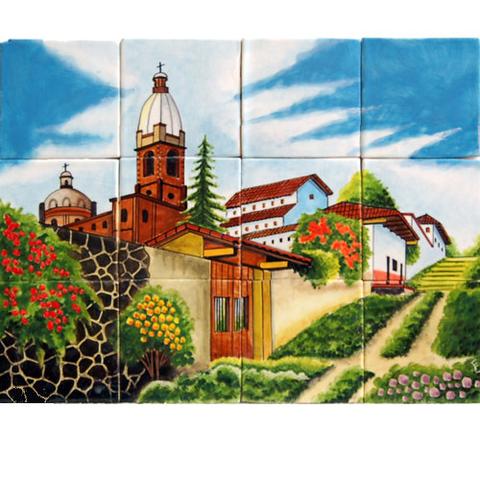 480x480 Mexican Style Mural - Mexican Style Painting