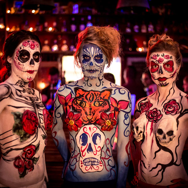 600x600 Day Of The Dead Sugar Skull Makeup - Mexican Sugar Skull Painting