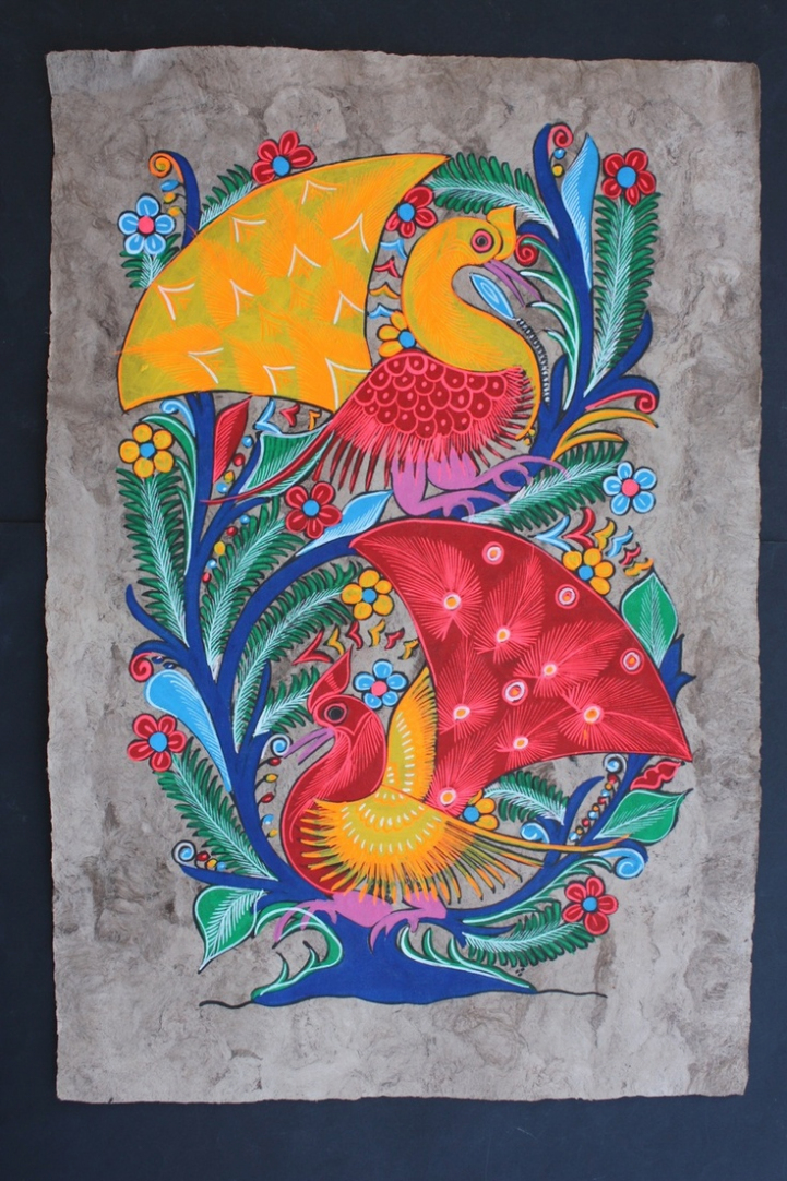 721x1082 Wall 23 Best Mexican Amate Paintings Images - Mexican Wall Painting