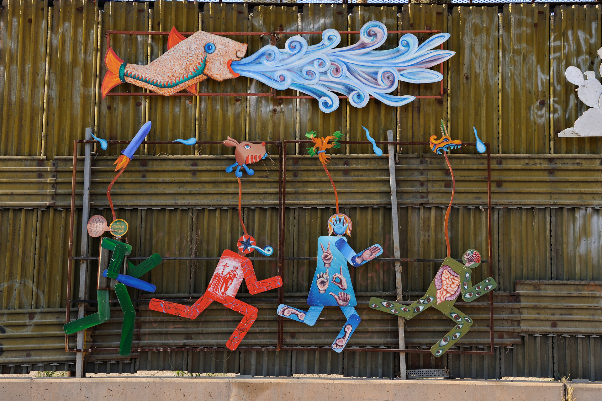 1920x1278 Go Ahead. Build That Wall. Artists Are Waiting To Paint On It. Kcet - Mexican Wall Painting