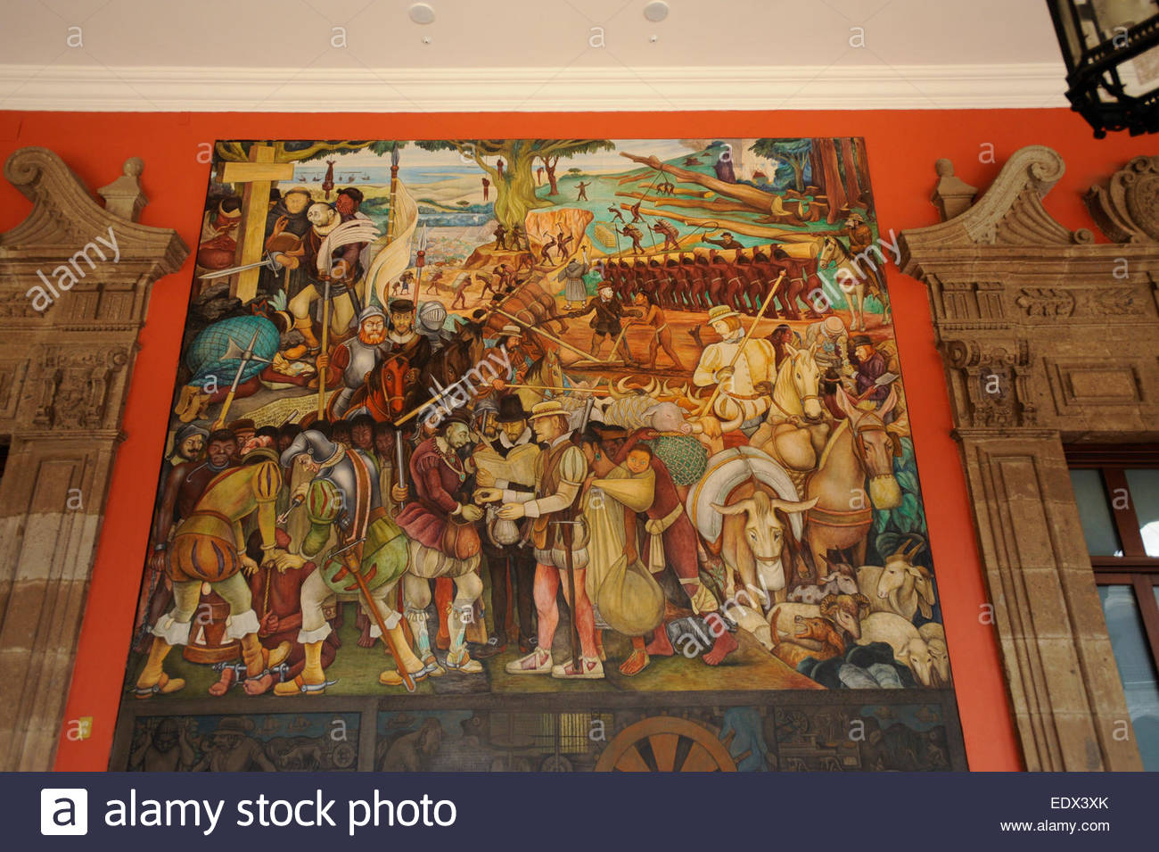 1300x955 Diego Rivera Mural - Mexico City Painting