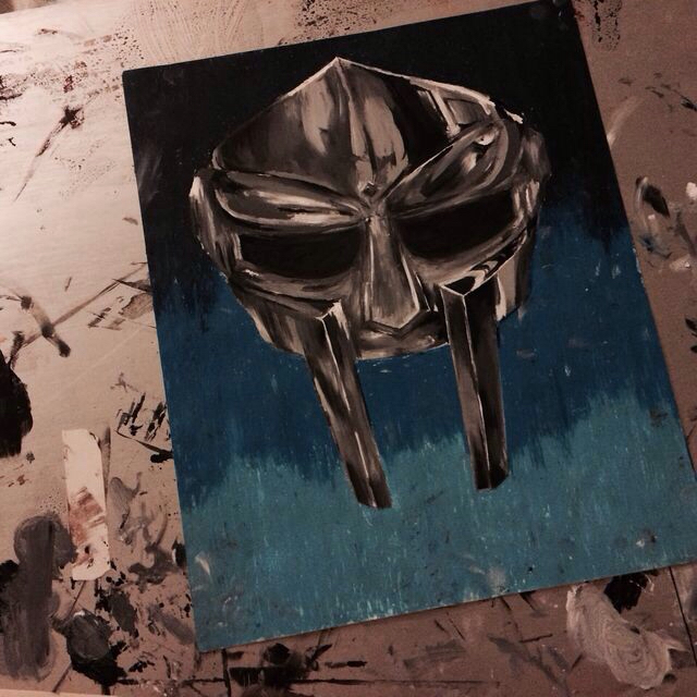 640x640 Mf Doom Painting On The Hunt - Mf Doom Painting